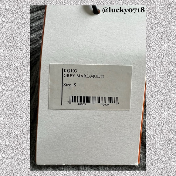 Chinti & Parker NWT Ripple Gray Marli Multi Wool & Cashmere Sweater Sz S - Picture 8 of 9